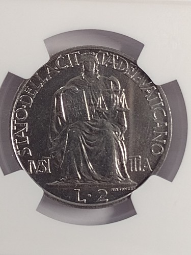 Vaticano lire 1943 rrr ngc - , 2