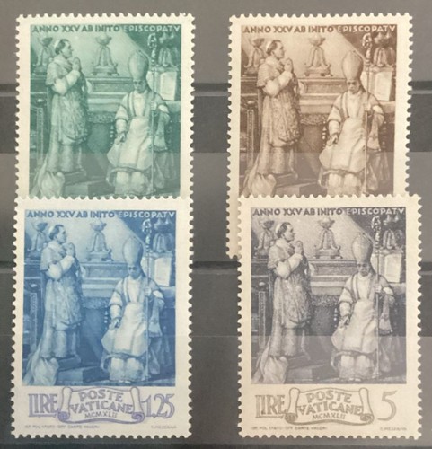 Vaticano 1943 mnh set - **,