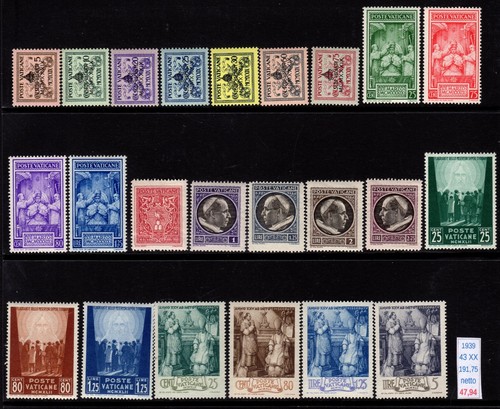 Vaticano 1939 1943 annate