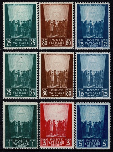 1942 1943 1945 vaticano - 1942,