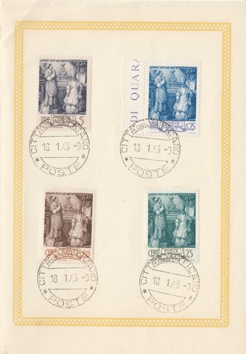 Vaticano 1943 yvert 101 - vaticano, yvert#98/101