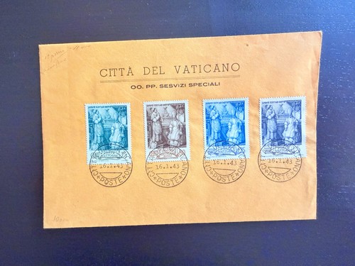 Vaticano 1943 busta - vaticano, filatelica