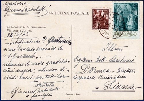 Vaticano 1943 cartolina - -,