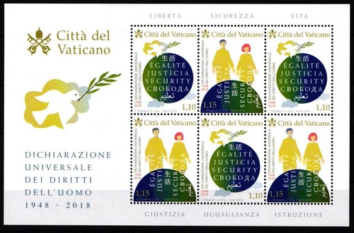 Vaticano 2018 foglietto - vaticano,