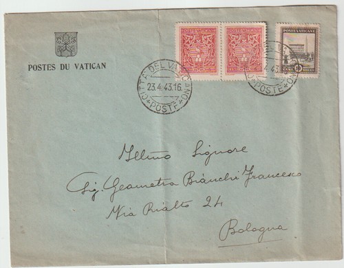 Busta vaticano 1943 - busta,